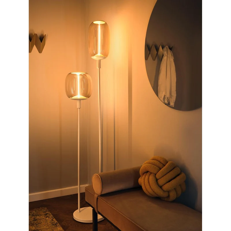 OSRAM Bâton Décor Sol Beige Lampadaire 146cm 2x E27