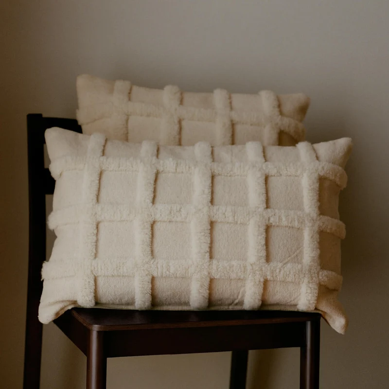 Ferm Living Norte Grid Cushion