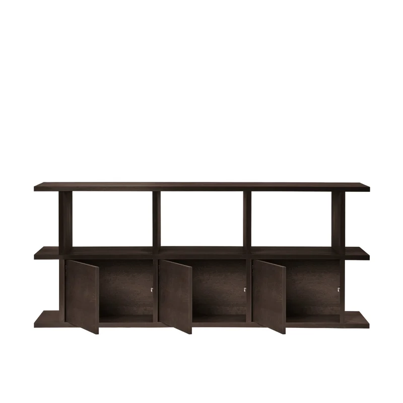 Ferm Living Kona Bookcase 3x2 with Cabinet Inserts