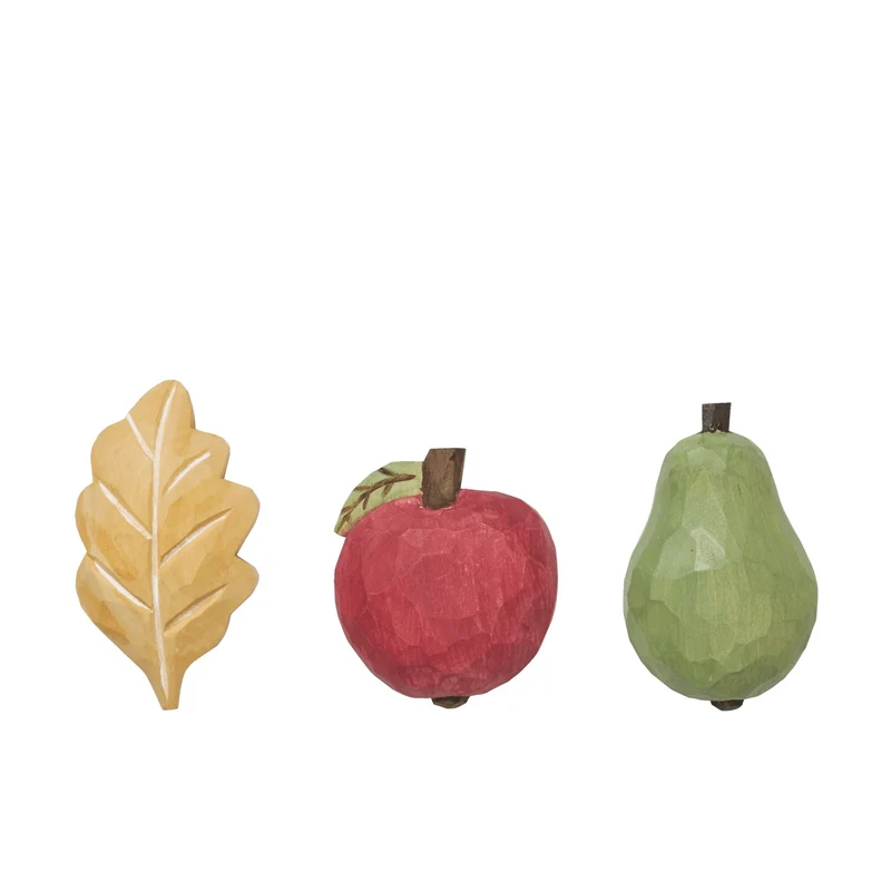 Ferm Living Forest Hand-carved Magnets - Set of 3