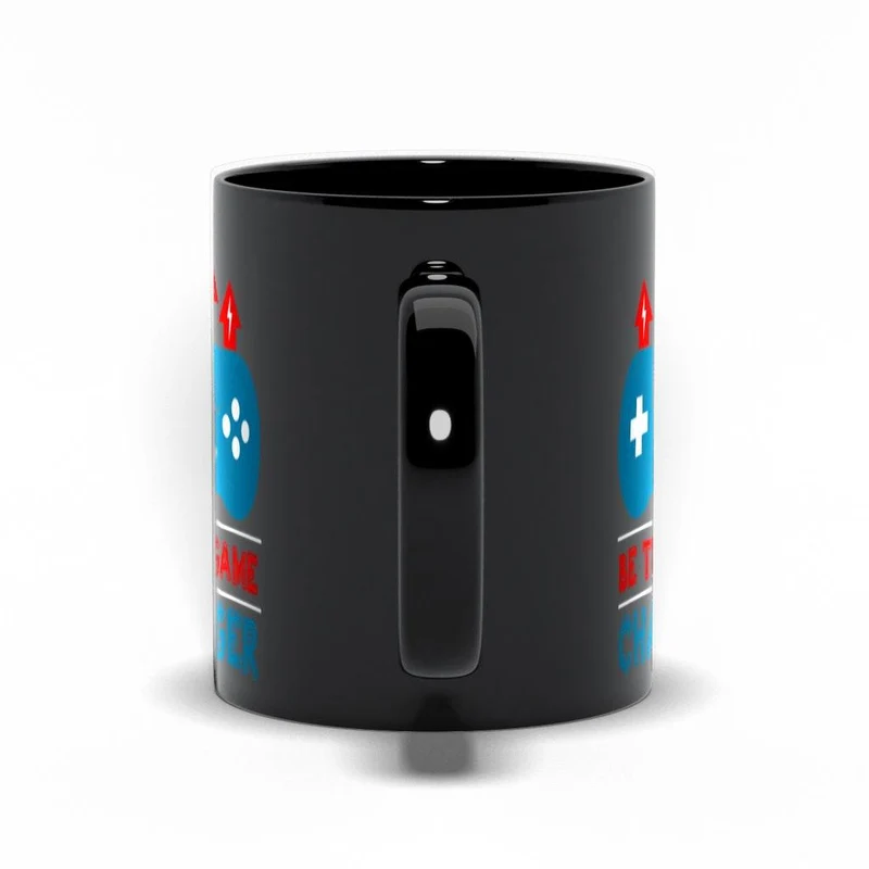 Be The Game Changer Black Mugs, Game Changer, Cadeau de tasse en céramique unique, Cadeau de joueur inspirant, Tasse de motivation pour jeux vidéo