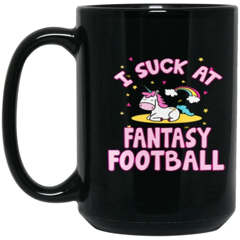 Je suis nul au football fantastique Black Mug, Fantasy Football, Fantasy Football Player Gift, Fantasy Football Player Mug, Football Fan Gift