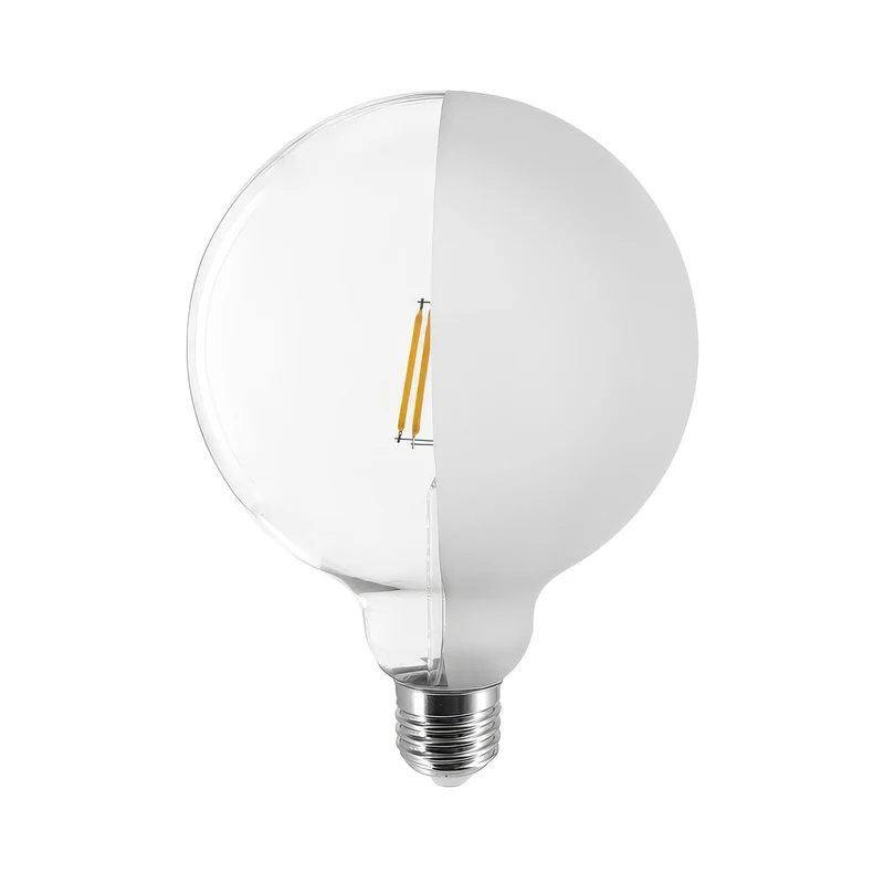 Ampoule LED Tattoo Half G125 4,5W 470Lm E27 2700K Dimable