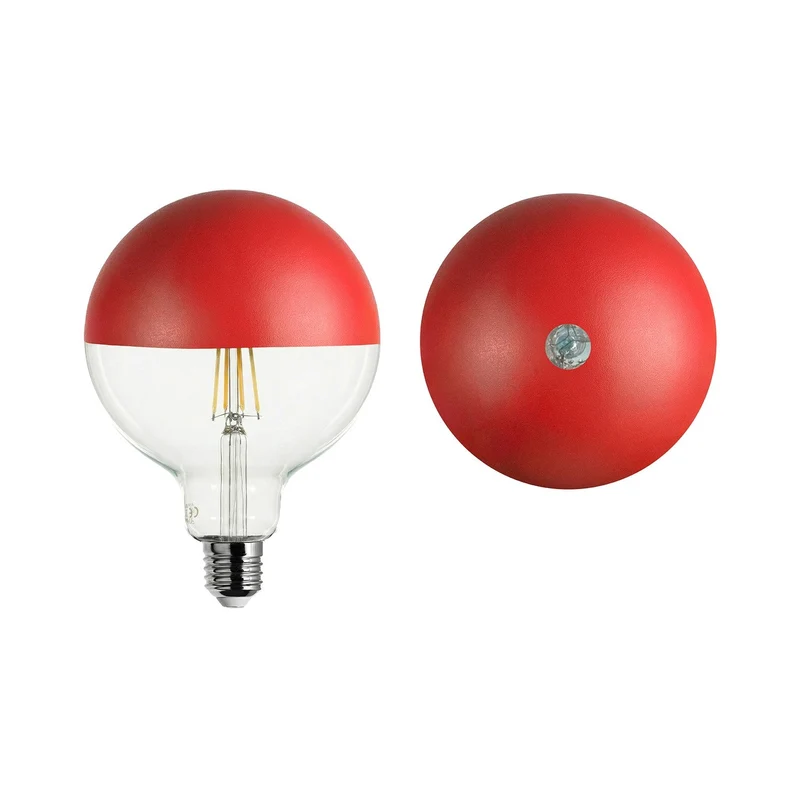 Ampoule LED Maria G125 4,8W 806Lm E27 2700K Dimmable - Rouge