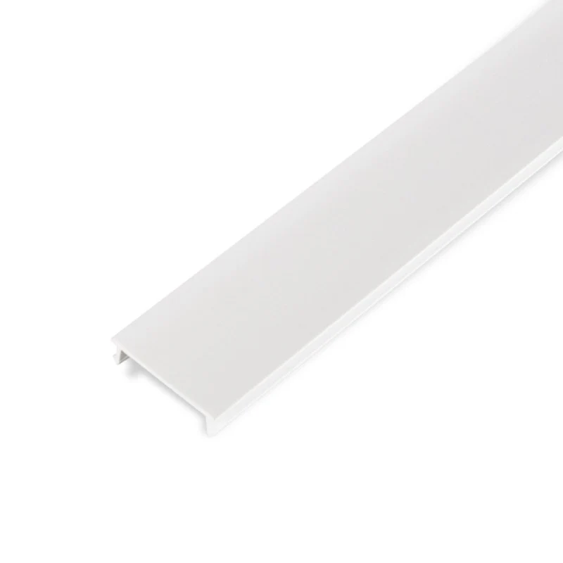 Cache décoratif pour rail magnétique - 2 mètres - Blanc