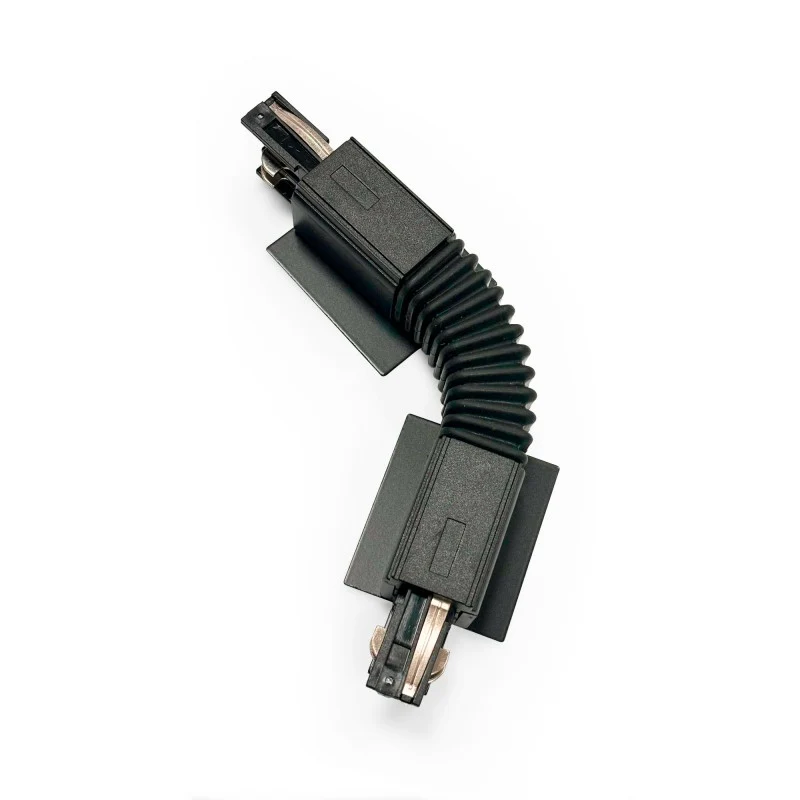 Connexion flexible pour rail d'encastrement triphasé