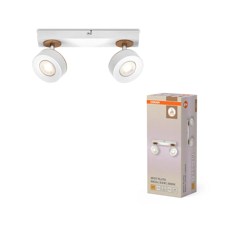 OSRAM DECOR SPOT PLUTO plafonnier, 9,6W, 615lm, blanc