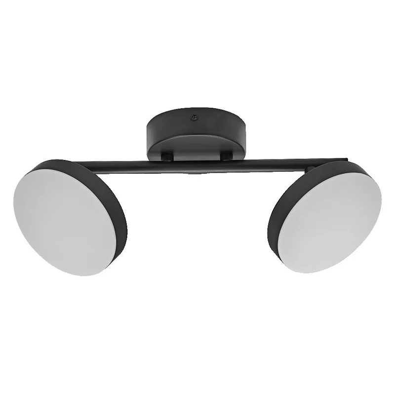 OSRAM DECOR Spot Moon plafonnier noir, 2 spots, 10.5W
