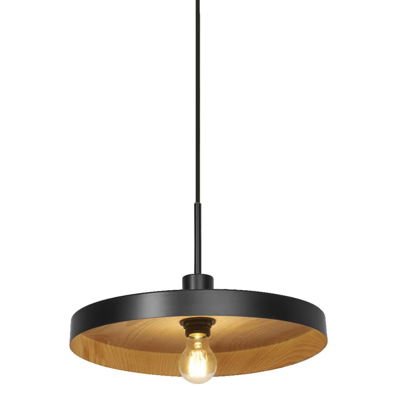 OSRAM DECOR Suspension Plaque E27 Suspension Noir Bois OSRAM DECOR