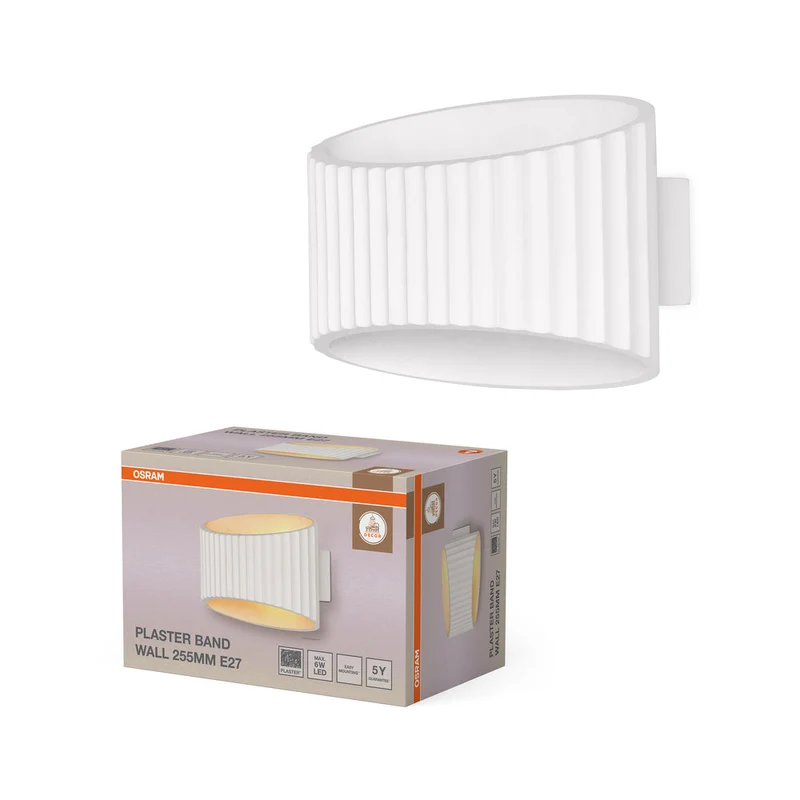 OSRAM DECOR Bande de plâtre murale Applique murale 255 1xE27