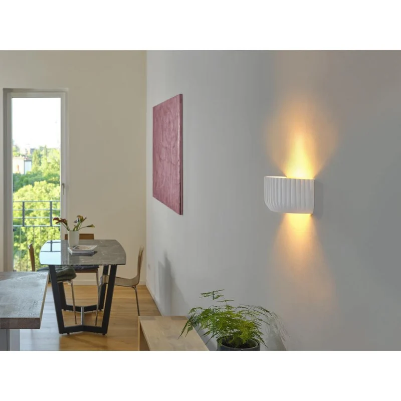 OSRAM DECOR Plâtre Routes Murale Applique Haut 310 1xE27 Blanc