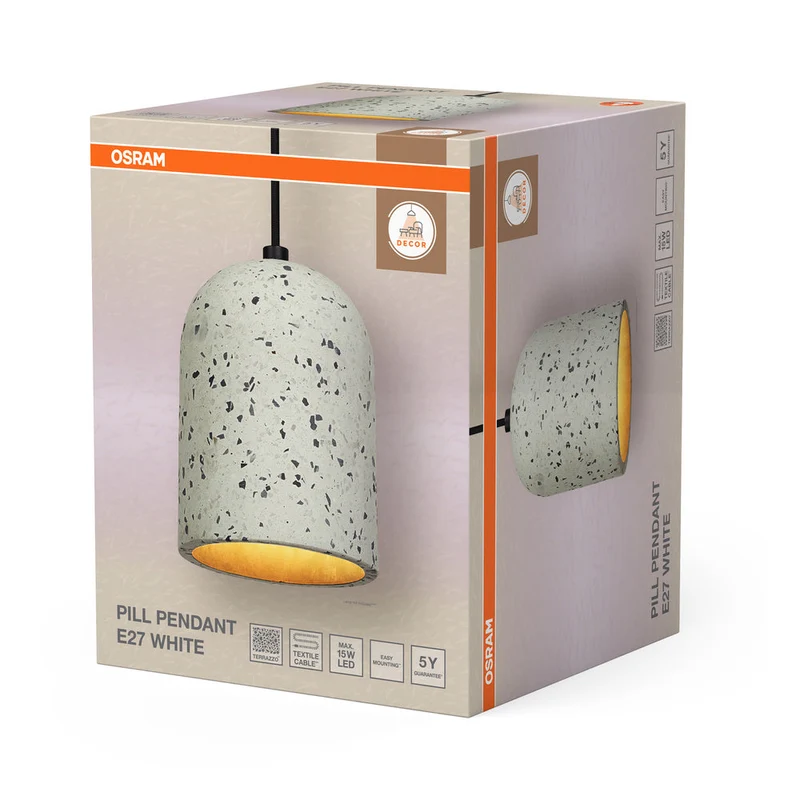 OSRAM DECOR Suspension Pill Suspension 1xE27 Blanc