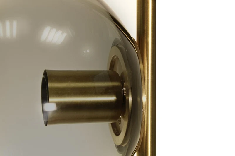 Plafonnier globes noirs