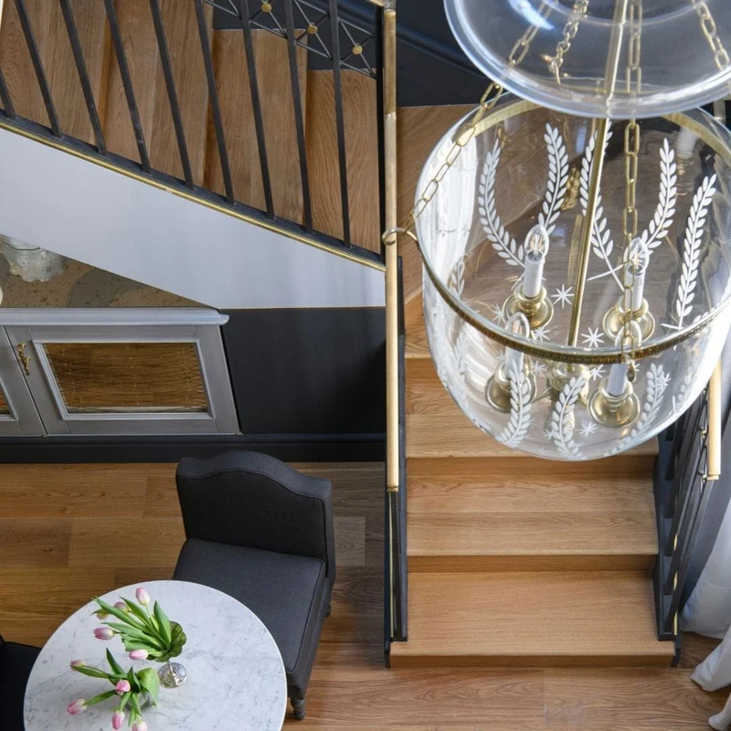 Petit Chandelier Suspension Ancien