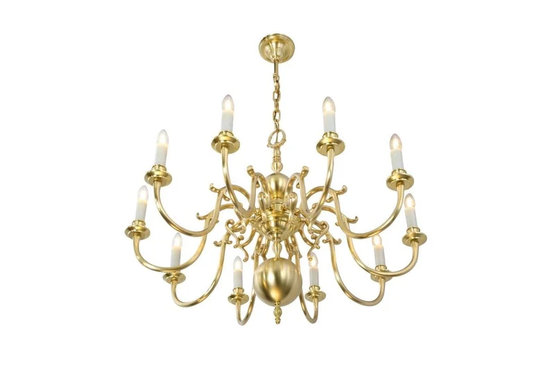 Chandelier Laiton Artisanal