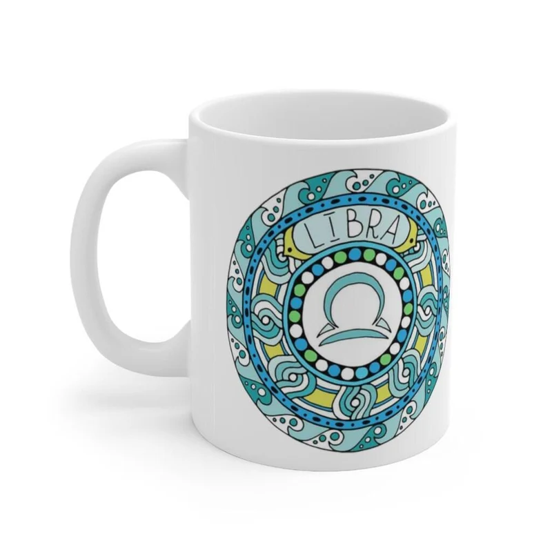 Balance Zodiac Mug, Balance Mug, 23 septembre au 22 octobre né Zodiac Gift, Zodiac Sign, Horoscope Gift, Astrology Gift, Mug || Naissance Balance