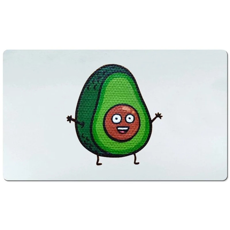 Tapis de bureau avec Avacodo vert, tapis de bureau personnalisé, tailles multiples, tapis de souris pour bureau, tapis de bureau imperméable antidérapant, tapis de souris