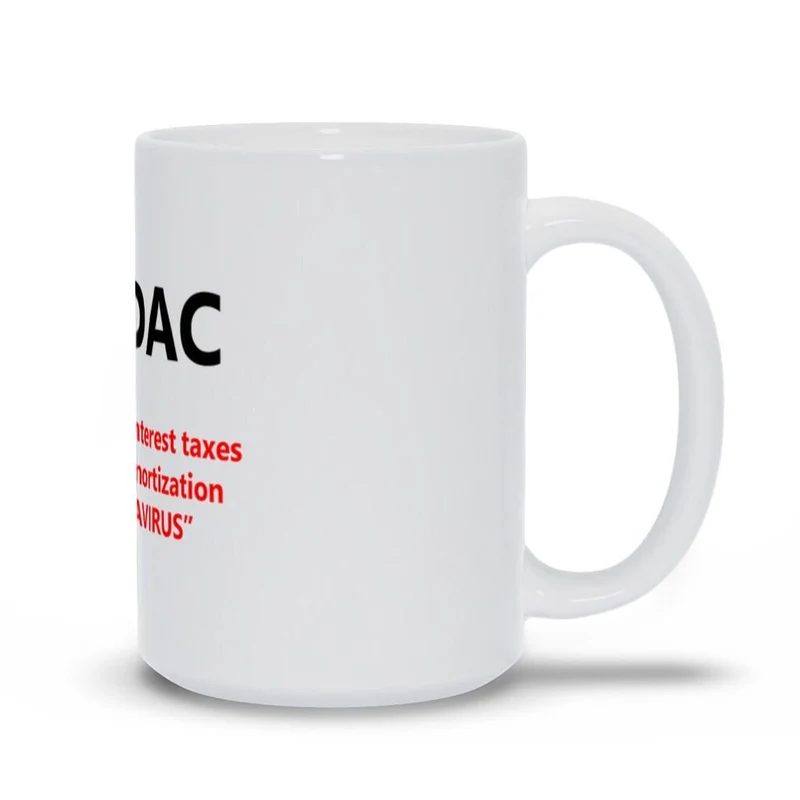 Tasse EBITDAC, Tasses cadeaux EBITDAC après Corona comptable, Humour comptable, Tasse comptable drôle