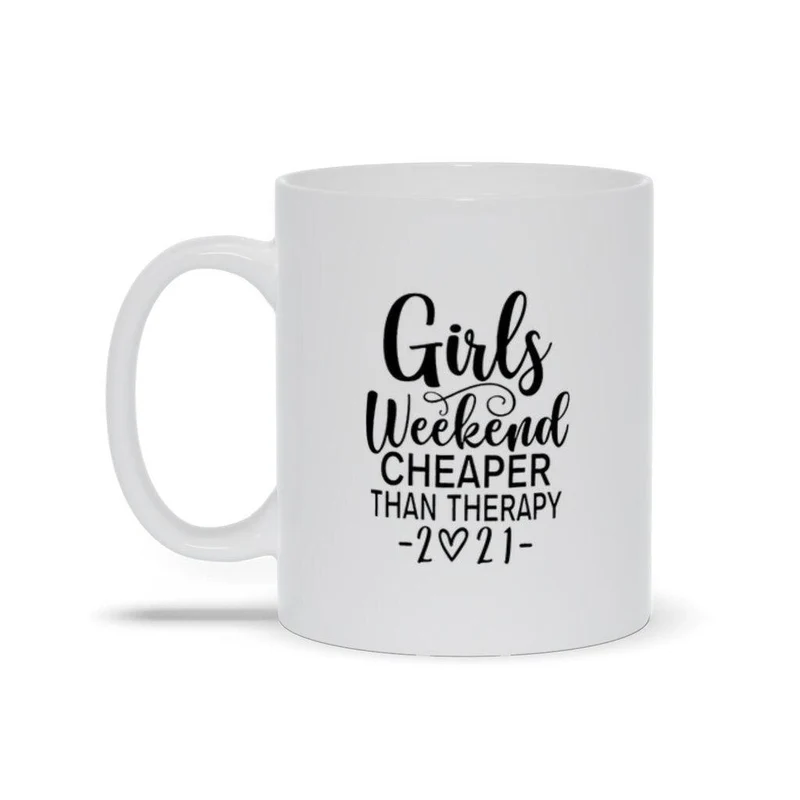 Week-end entre filles moins cher que la thérapie 2021 Tasses, Week-end entre filles moins cher que la thérapie 2021 Chemise, Voyage entre filles, Vacances entre filles