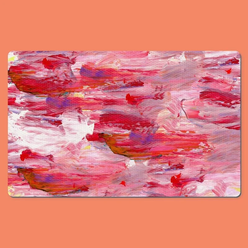 Tapis de bureau d'art abstrait, tapis de bureau, tapis de souris de bureau en cuir PU antidérapant pour PC portable, ordinateur de bureau, tapis de souris élégant, cadeau de bureau