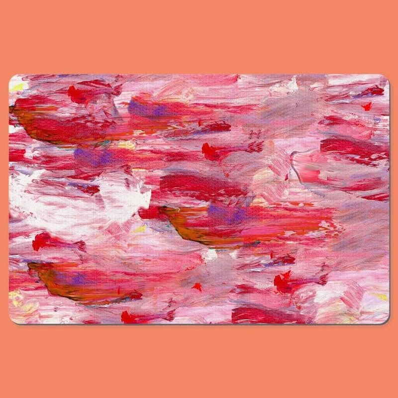 Tapis de bureau d'art abstrait, tapis de bureau, tapis de souris de bureau en cuir PU antidérapant pour PC portable, ordinateur de bureau, tapis de souris élégant, cadeau de bureau