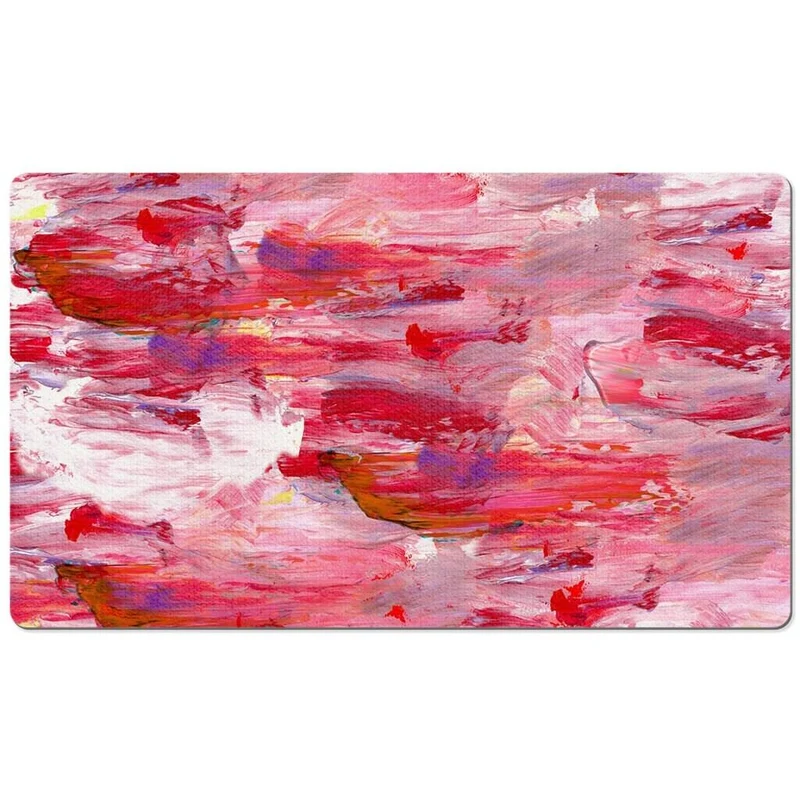 Tapis de bureau d'art abstrait, tapis de bureau, tapis de souris de bureau en cuir PU antidérapant pour PC portable, ordinateur de bureau, tapis de souris élégant, cadeau de bureau