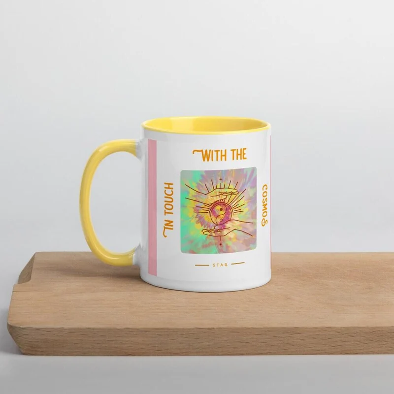 En contact avec Cosmos Star, Mug avec couleur à l'intérieur, En contact avec Cosmos Star
