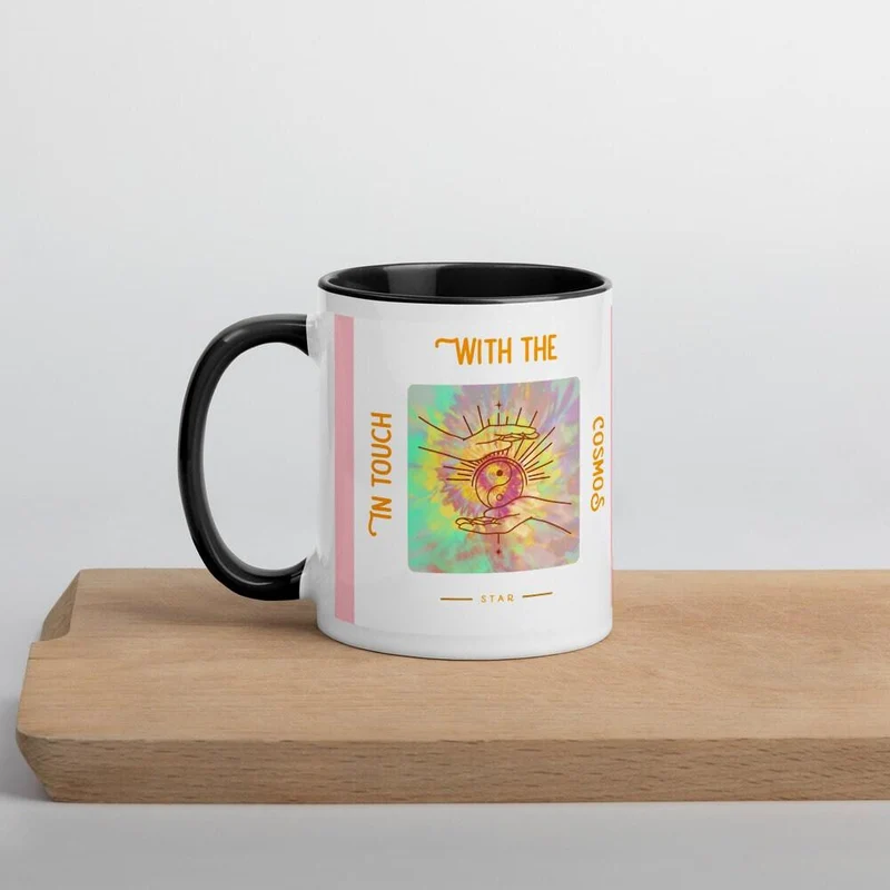 En contact avec Cosmos Star, Mug avec couleur à l'intérieur, En contact avec Cosmos Star