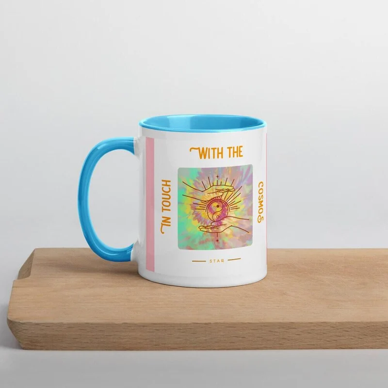 En contact avec Cosmos Star, Mug avec couleur à l'intérieur, En contact avec Cosmos Star