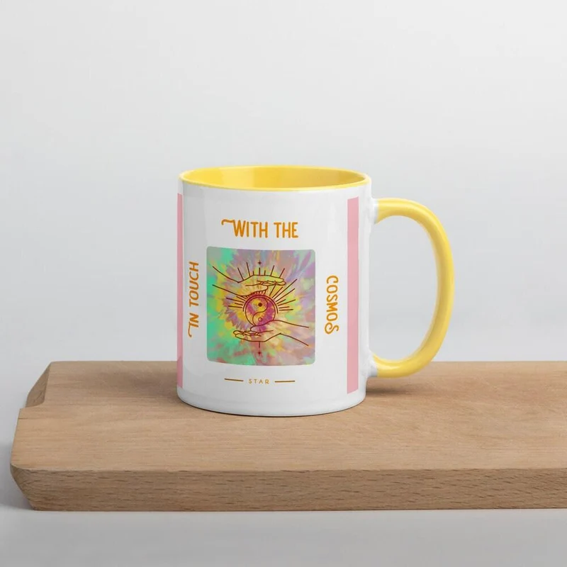 En contact avec Cosmos Star, Mug avec couleur à l'intérieur, En contact avec Cosmos Star