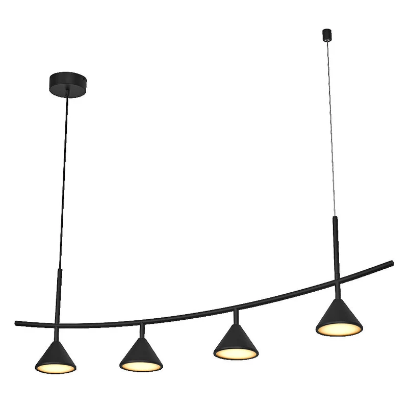 OSRAM DÉCOR Fuji Suspension Linéaire 4x 16W 930 Noir
