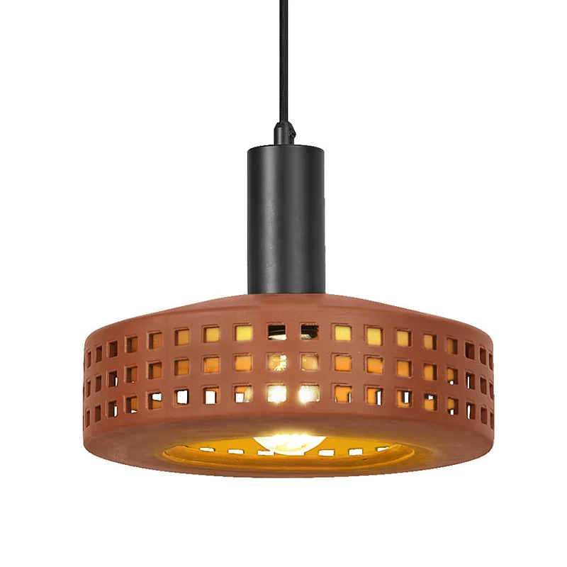 OSRAM DECOR Suspension en argile pour fenêtres, marron, E27