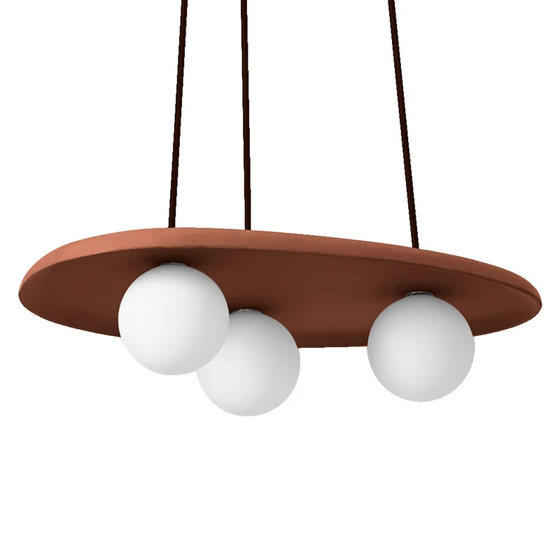 OSRAM DECOR Suspension Nid en Argile 3xG9 Marron