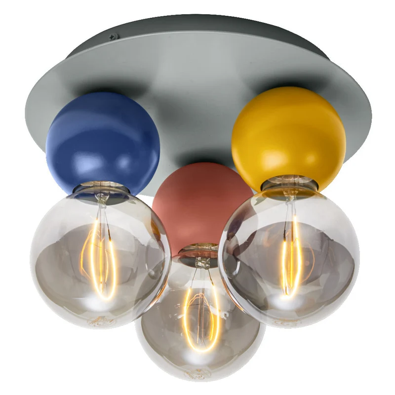 OSRAM DECOR Plafonnier Bubble, 3 flammes, E27, Multicolore