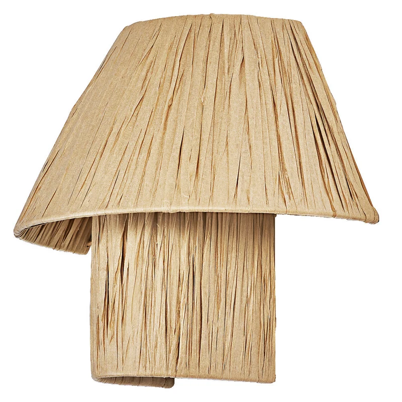 OSRAM DECOR Bambou Papier Applique Murale Marron, E27, 280mm