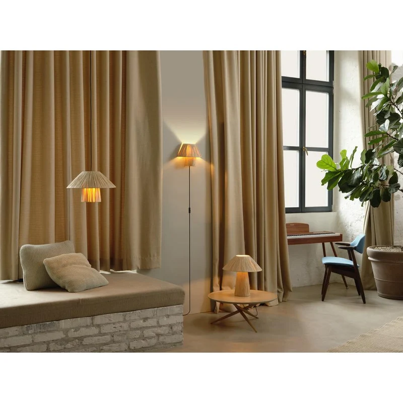 OSRAM DECOR Bambou Papier Applique Murale Marron, E27, 280mm