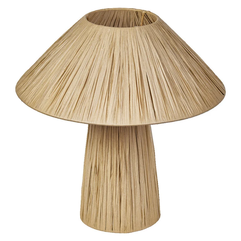 OSRAM DÉCOR Lampe de table en papier bambou Hutte 1xE27 Marron