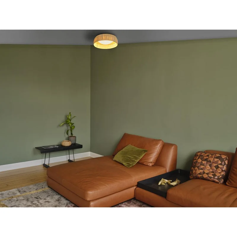 OSRAM DECOR Bambou Papier Plafonnier Marron, 400mm, 18W