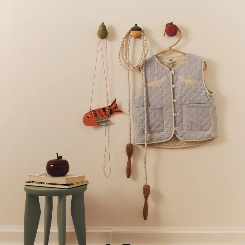 Ferm Living Acorn Hand-carved Hook