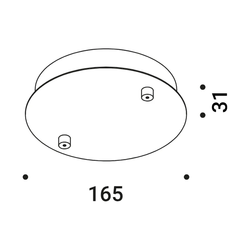 Davide Groppi Simbiosi Rosette with Power Supply - TRIAC/IGBT