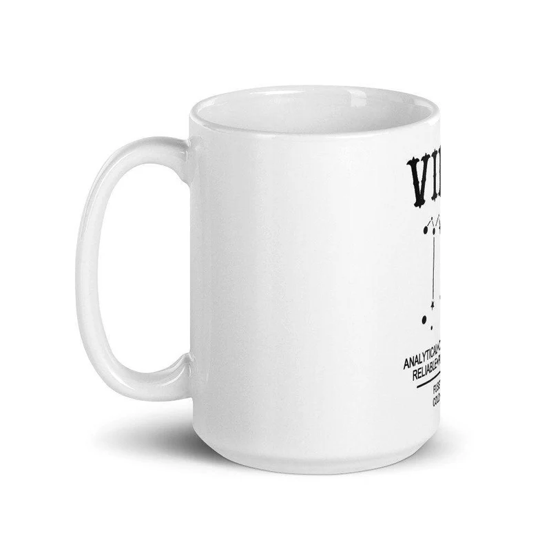 Tasse Vierge Cadeaux Vierge - Tasse à café Constellation Vierge - Analytique, précise, Qualités Vierge, Tasse à café Vierge Zodiac née en septembre