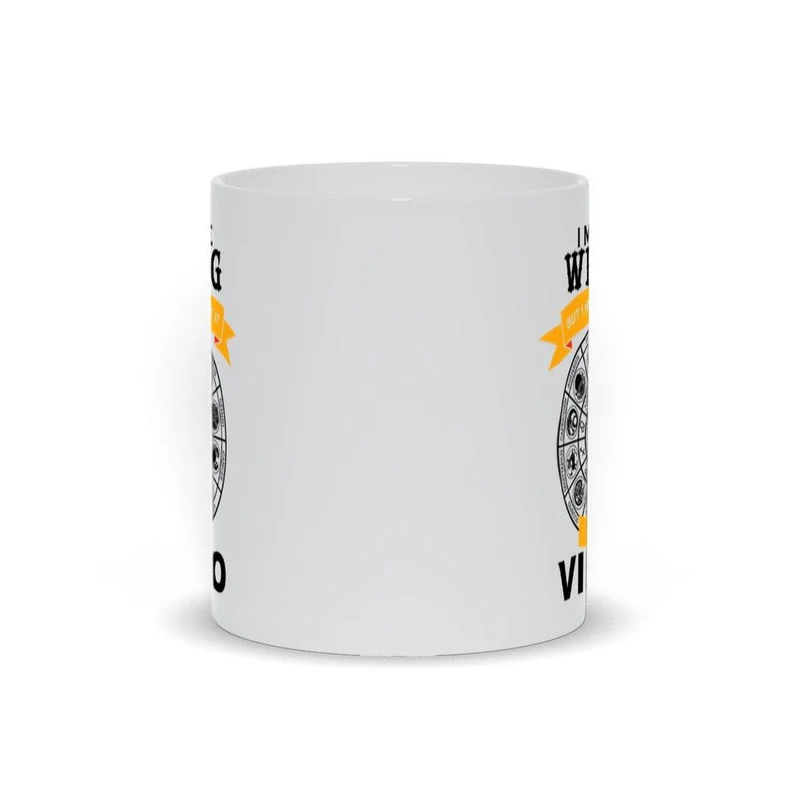 Je me trompe peut-être mais j’en doute, je suis une tasse Vierge, une tasse à café Vierge, un cadeau d’anniversaire Vierge, un cadeau horoscope pour un ami, une tasse Vierge blanche