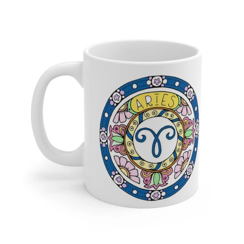Tasse du zodiaque Bélier, Tasse Bélier, cadeau du zodiaque né du 20 mars au 19 avril, signe du zodiaque, cadeau horoscope, cadeau d’astrologie, tasse || Anniversaire Bélier