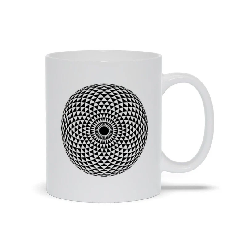 Géométrie sacrée, Tore. Yantra Hypnotic Eye Mugs, art de la géométrie sacrée