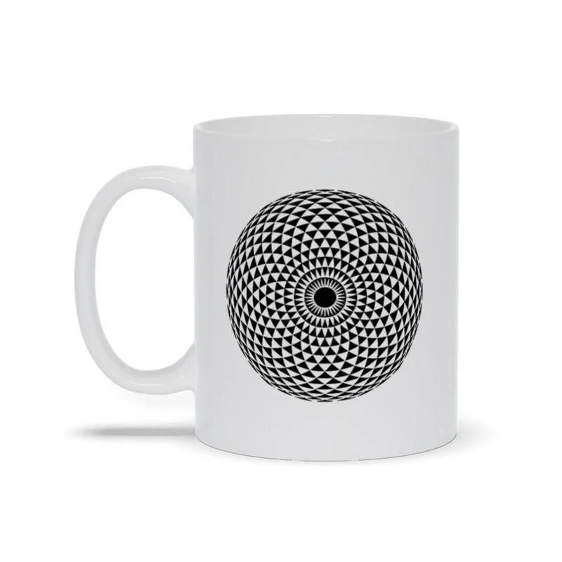 Géométrie sacrée, Tore. Yantra Hypnotic Eye Mugs, art de la géométrie sacrée