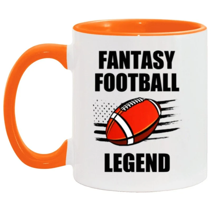 Tasse d’accent de légende de football fantastique, tasse de football FFL drôle, cadeau de tasse de sport fantastique, cadeau pour fan de football fantastique