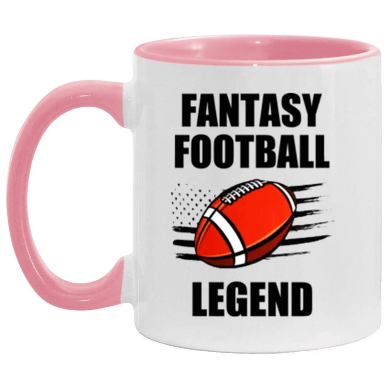 Tasse d’accent de légende de football fantastique, tasse de football FFL drôle, cadeau de tasse de sport fantastique, cadeau pour fan de football fantastique