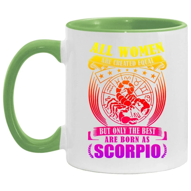 Tasse Scorpion, Tasse blanche Scorpion || Les meilleures femmes naissent Scorpion || Novembre Né || Tasse de femmes Scorpion, tasse à café Scorpion