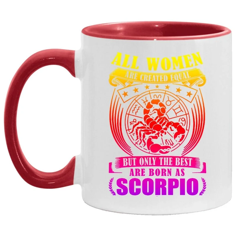 Tasse Scorpion, Tasse blanche Scorpion || Les meilleures femmes naissent Scorpion || Novembre Né || Tasse de femmes Scorpion, tasse à café Scorpion