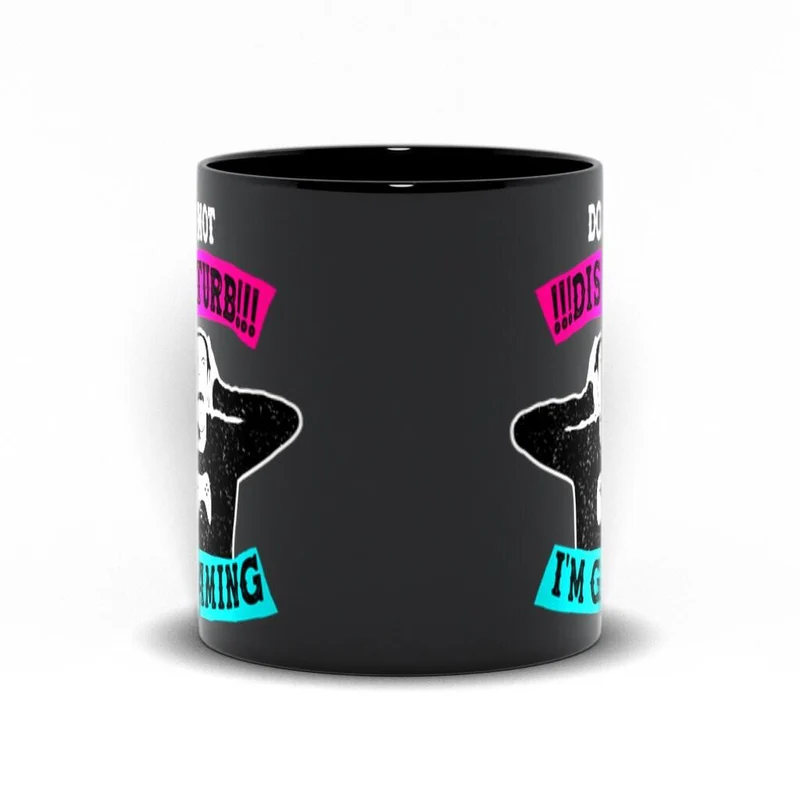 Ne pas déranger je joue tasses noires, drôle de jeux vidéo garçons adolescents tasse, ne pas déranger je joue tasse en céramique, cadeau drôle de tasse de joueur,